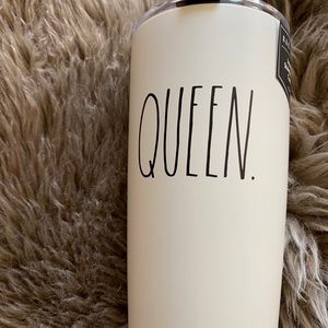 Rae Dunn Insulated Steel Tumbler with Straw lid